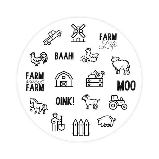 Farm Jar of Wood Stamps by Recollections™